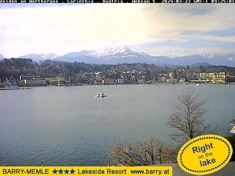 webcam velden|BARRY MEMLE LakesideResort at lake Wörthersee。